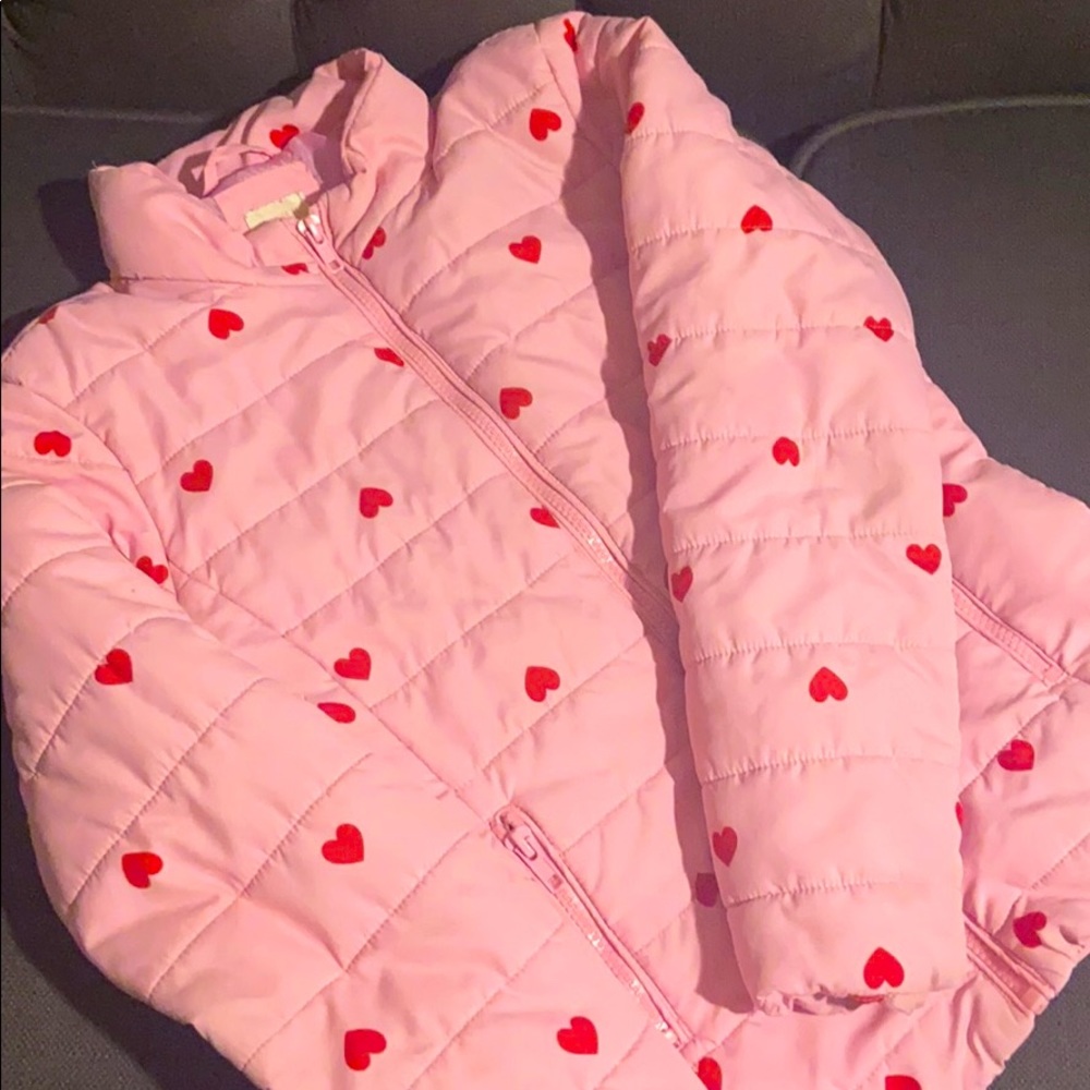 Forever 21 Girls Pink/ Red Hearts 11/12